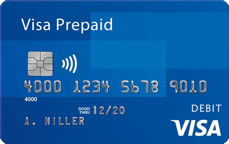 contactless prepaid VISA card